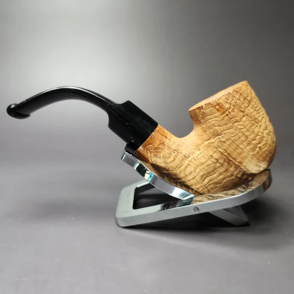 Morgan Bones Sandblasted Oom Paul Briar Pipe, New - Image 6