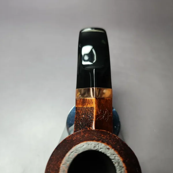 Morgan BlackJack 20 Sandblasted Bulldog Briar Pipe, New - Image 6