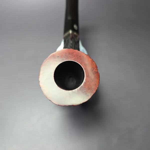 James Upshall Bark w/ Les Wood Silver Yachtsman Estate Briar Pipe, Unsmoked - Image 6