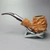 Caminetto Business 82 Rusticated Egg Estate Briar Pipe, Italian Estates - Image 6