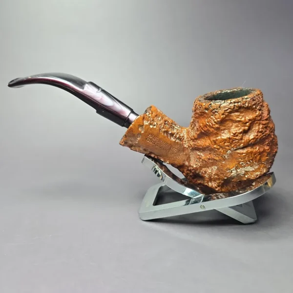 Caminetto Business 82 Rusticated Egg Estate Briar Pipe, Italian Estates - Image 6