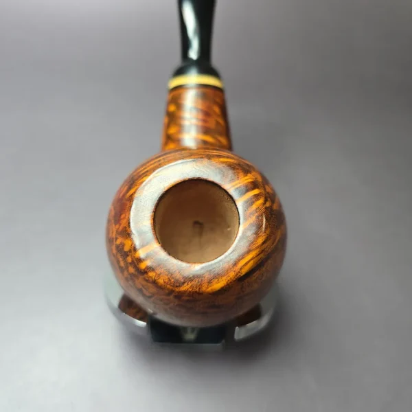 Mina Pipes Smooth Apple w/ Boxwood Estate Briar Pipe, Unsmoked - Image 6