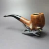 Sasieni Two Dot 57 Smooth Bent Apple Estate Briar Pipe, English Estates - Image 6