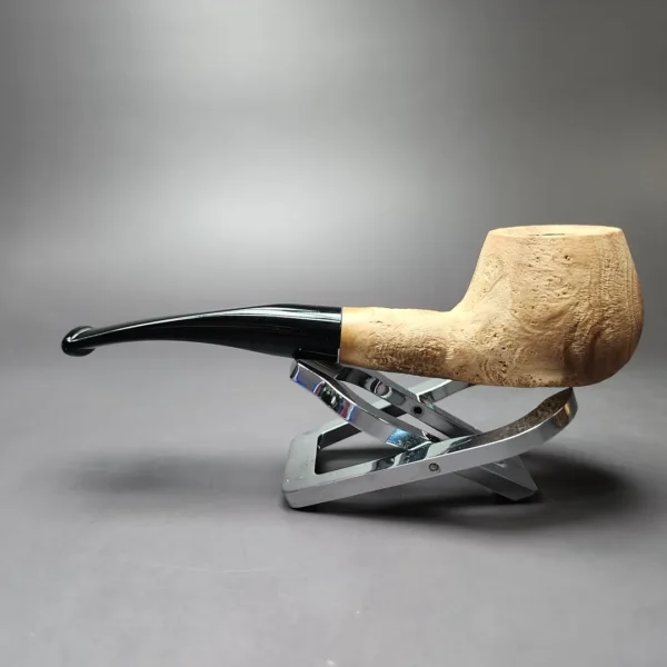 Morgan Bones Sandblasted Prince Briar Pipe, New - Image 6