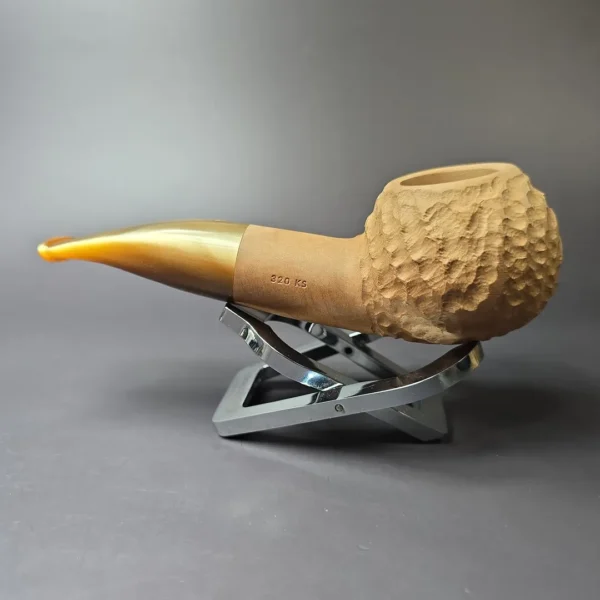 Savinelli Dune 320 KS Natural Author Briar Pipe, 6mm, New - Image 6
