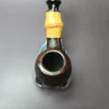 Tsuge Bamboo 363 Sandblasted Egg Estate Briar Pipe, Unsmoked, 9mm - Image 6