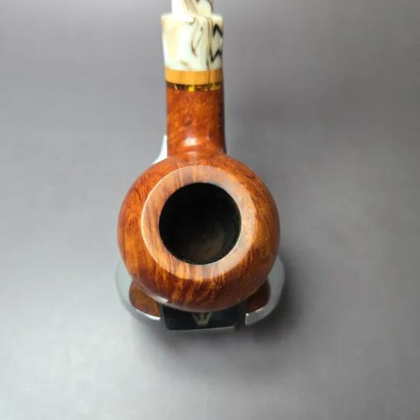 Stefano Santambrogio Smooth Author Estate Briar Pipe, Italian Estates - Image 6