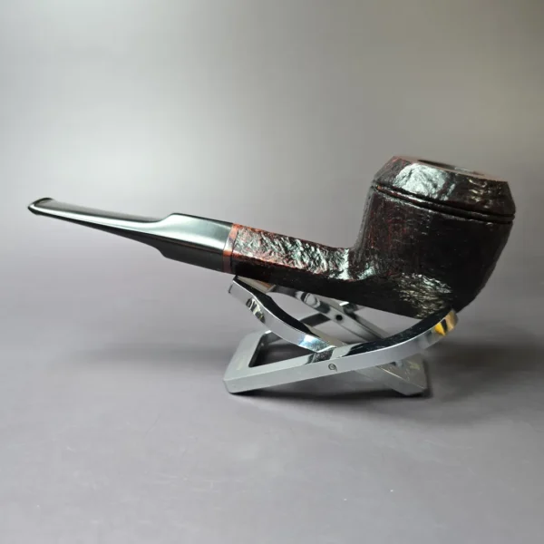 James Upshall w/ Bill Taylor Sandblasted Bulldog Estate Briar Pipe, Unsmoked - Image 6