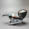 Morgan BlackJack 30 Sandblasted Bulldog Briar Pipe, New - Image 7