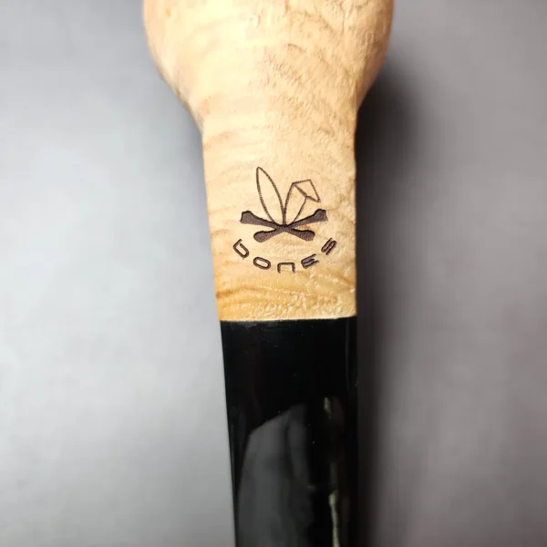 Morgan Bones Sandblasted Panel Shank Apple Briar Pipe, New - Image 7