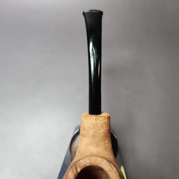 Morgan Bones Sandblasted Demi-warden Estate Briar Pipe, New - Image 7
