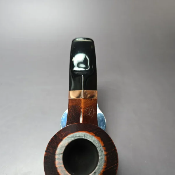 Morgan BlackJack 30 Sandblasted Bulldog Briar Pipe, New - Image 7