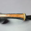 Vitale Rusticated Tulip Dublin w/ Olivewood Estate Briar Pipe, Italian Estates - Image 7