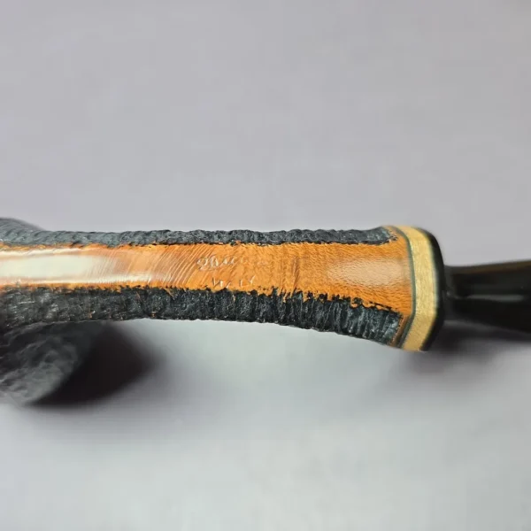 Vitale Rusticated Dublin w/ Olivewood Handmade Estate Briar Pipe - Image 7