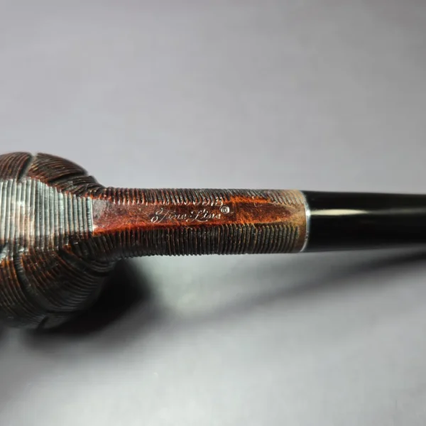 Kaywoodie Fine Line Wire Rusticated Pot Estate Briar Pipe, American Estates - Image 7
