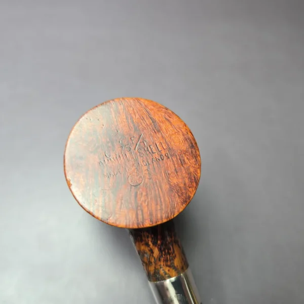 Dunhill 1960 Shell 6475 Sandblasted Cherrywood Estate Briar Pipe, English Estates - Image 7