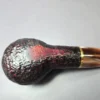 Savinelli Roma Lucite 320 KS Rusticated Estate Briar Pipe, Italian Estates 6mm - Image 7