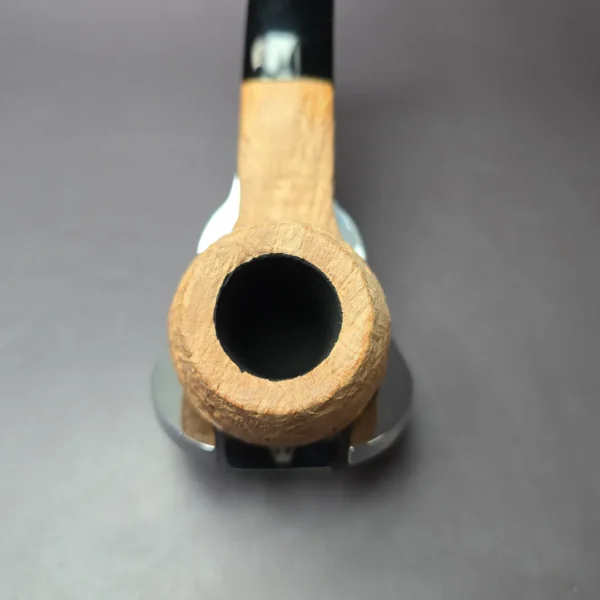 Morgan Bones Sandblasted Panel Shank Apple Briar Pipe, New - Image 7