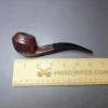 Unknown Sandblasted Bent Bulldog Estate Briar Pipe, English Estates - Image 7