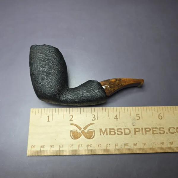 Peter Toth Sandblasted Freehand Handmade Briar Pipe, New - Image 7