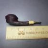 Mina Pipes Sandblasted Wide Shank Bulldog Estate Briar Pipe Unsmoked - Image 7