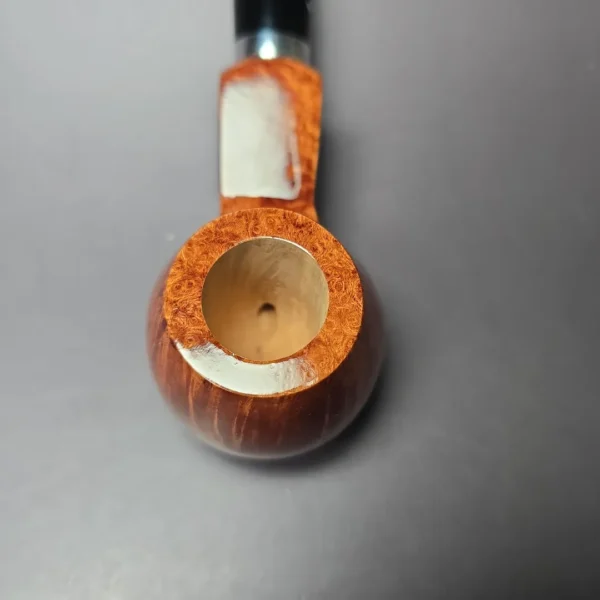 Giordano Lucca 0 Smooth Panel Shank Brandy Estate Briar Pipe, Unsmoked, 9mm - Image 7