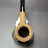 Morgan Bones Sandblasted Saddle Billiard Briar Pipe, New - Image 7