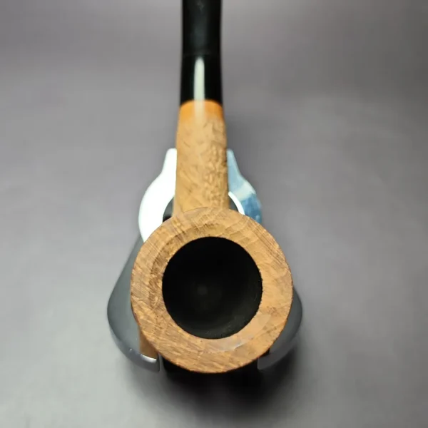 Morgan Bones Sandblasted Saddle Billiard Briar Pipe, New - Image 7
