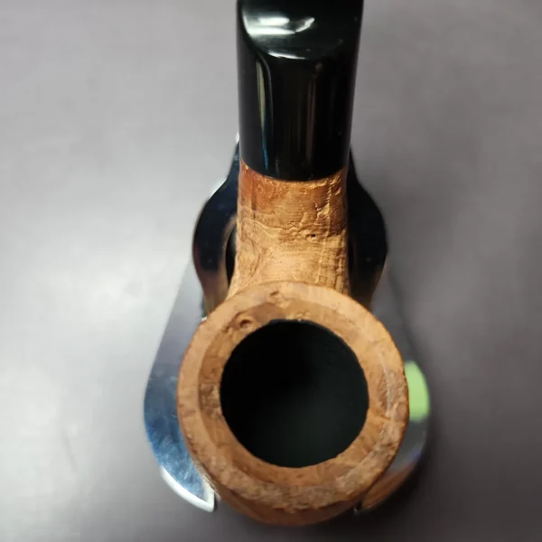 Morgan Bones Sandblasted Oom Paul Briar Pipe, New - Image 7