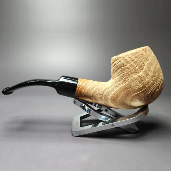 Morgan Bones Sandblasted Brandy Briar Pipe, New - Image 7