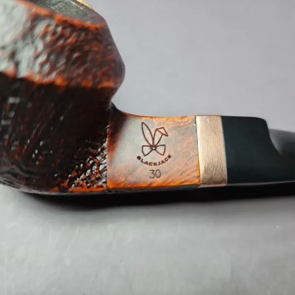 Morgan BlackJack 20 Sandblasted Bulldog Briar Pipe, New - Image 7