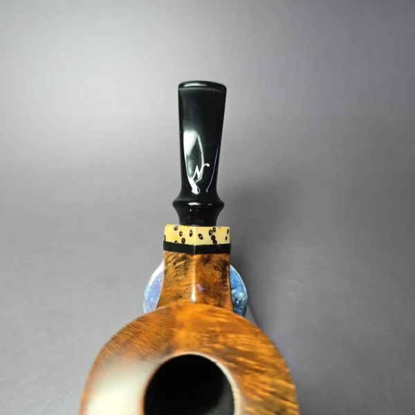 Nording Nosewarmer Smooth Bent Dublin Estate Briar Pipe, Unsmoked - Image 7
