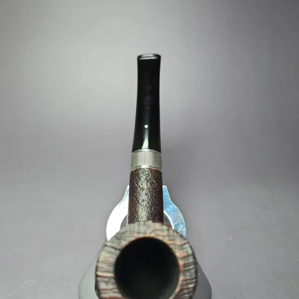 Dunhill 1980 Shell 4103 Billiard w/ Silver Estate Briar Pipe, English Estates - Image 7