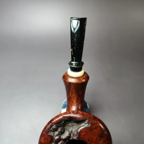 SU Pipes XL Smooth Dublin w/ Ivorite Handmade Briar Pipe, New - Image 8