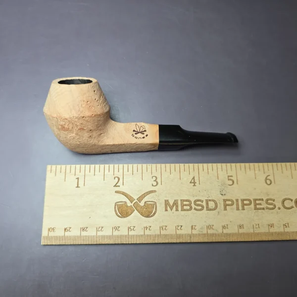 Morgan Bones Sandblasted Bulldog Briar Pipe, New - Image 7