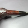 James Upshall w/ Bill Taylor Sandblasted Bent Apple Estate Briar Pipe - Image 7