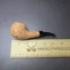 Morgan Bones Sandblasted Stubby Author Briar Pipe, New - Image 7
