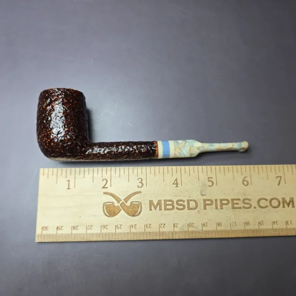 Savinelli Sasso 701 Rusticated Lovat Briar Pipe, 6mm, New - Image 7