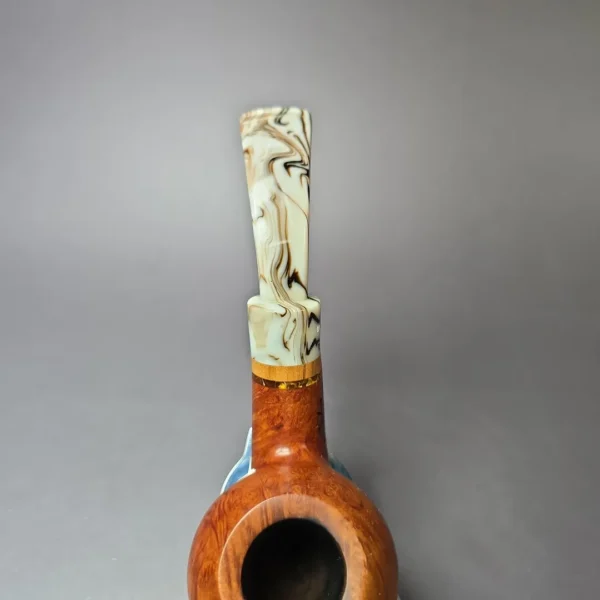 Stefano Santambrogio Smooth Author Estate Briar Pipe, Italian Estates - Image 7