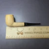 Kiko Rusticated Billiard Estate African Block Meerschaum Pipe, Other Estates - Image 8