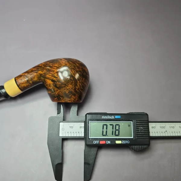 Mina Pipes Smooth Author w/ Boxwood Estate Briar Pipe, Unsmoked - Image 7