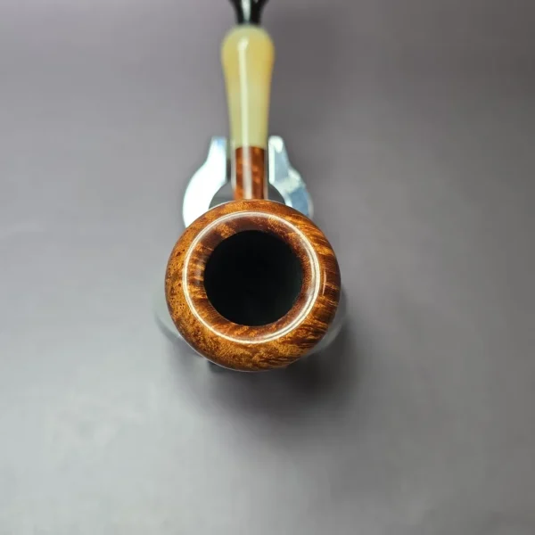 Nate King 2023 Smooth Liberty Bell w/ Horn Estate Briar Pipe - Image 7