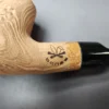 Morgan Bones Sandblasted Bent Apple Briar Pipe, New - Image 8
