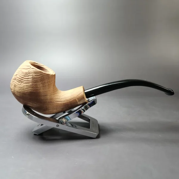 Morgan Bones Sandblasted Demiwarden Apple Briar Pipe, New - Image 8