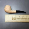 Morgan Bones Sandblasted Panel Shank Apple Briar Pipe, New - Image 8