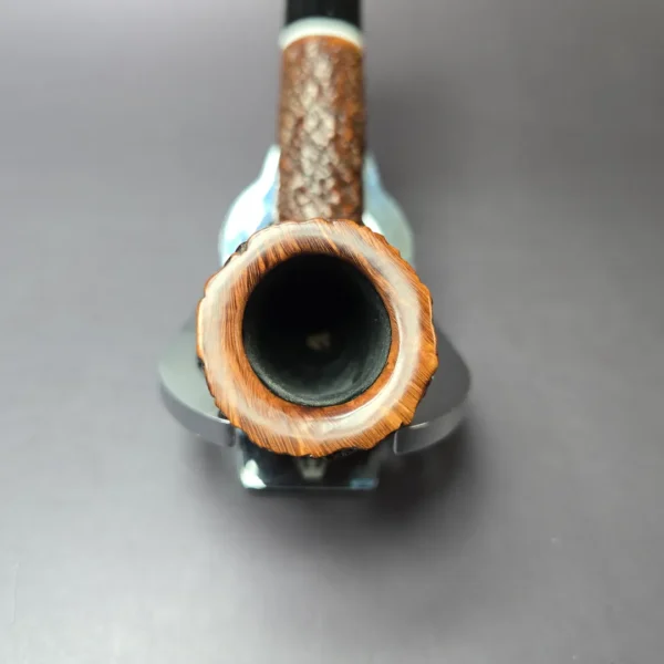 Castello Sea Rock KK 39 Rusticated Zulu Estate Briar Pipe, Italian Estates - Image 8