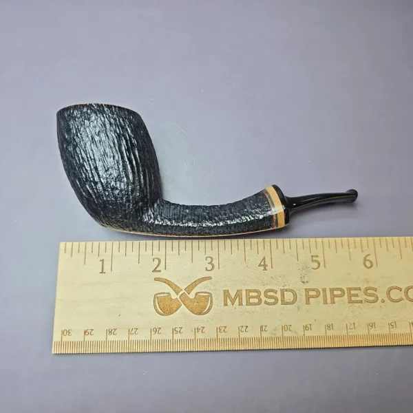 Vitale Rusticated Dublin w/ Olivewood Handmade Estate Briar Pipe - Image 8