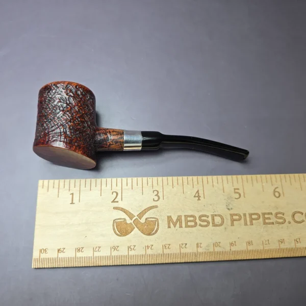 Dunhill 1960 Shell 6475 Sandblasted Cherrywood Estate Briar Pipe, English Estates - Image 8