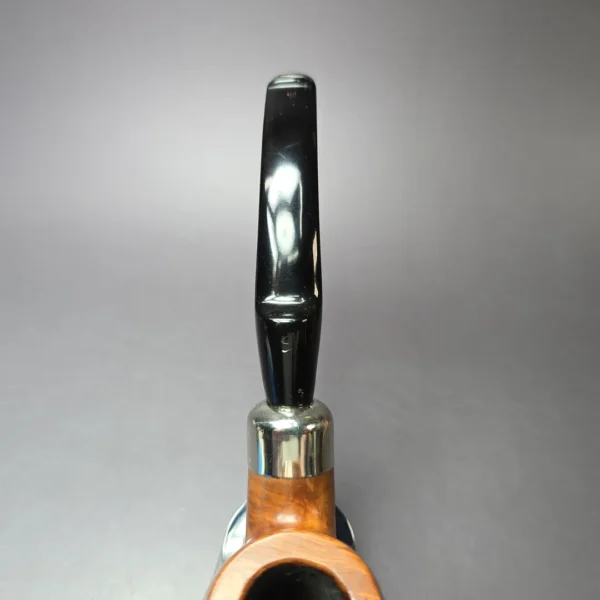 Savinelli Dry System 1616 Smooth Bent Billiard Estate Briar Pipe, Italian Estates 6mm - Image 8