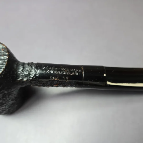 Charatan's Make 284DC Sandblasted Poker Estate Briar Pipe, English Estates - Image 8